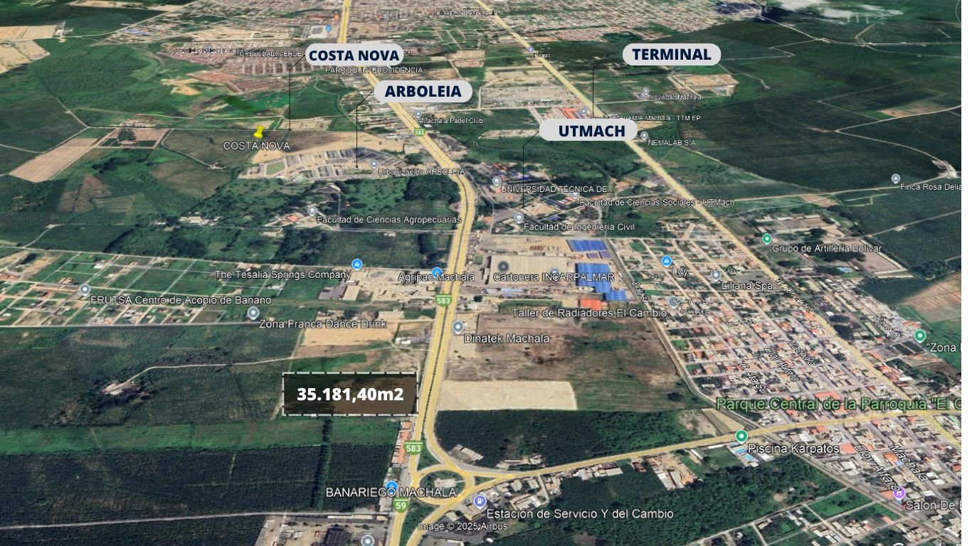 Terreno urbano en Av. 25 de Junio, Machala – Perfecto para urbanización o complejo habitaciona